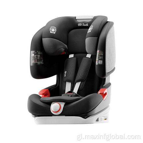 Grupo I+II+III Asento de coche para bebés de 9-36 kg con isofix